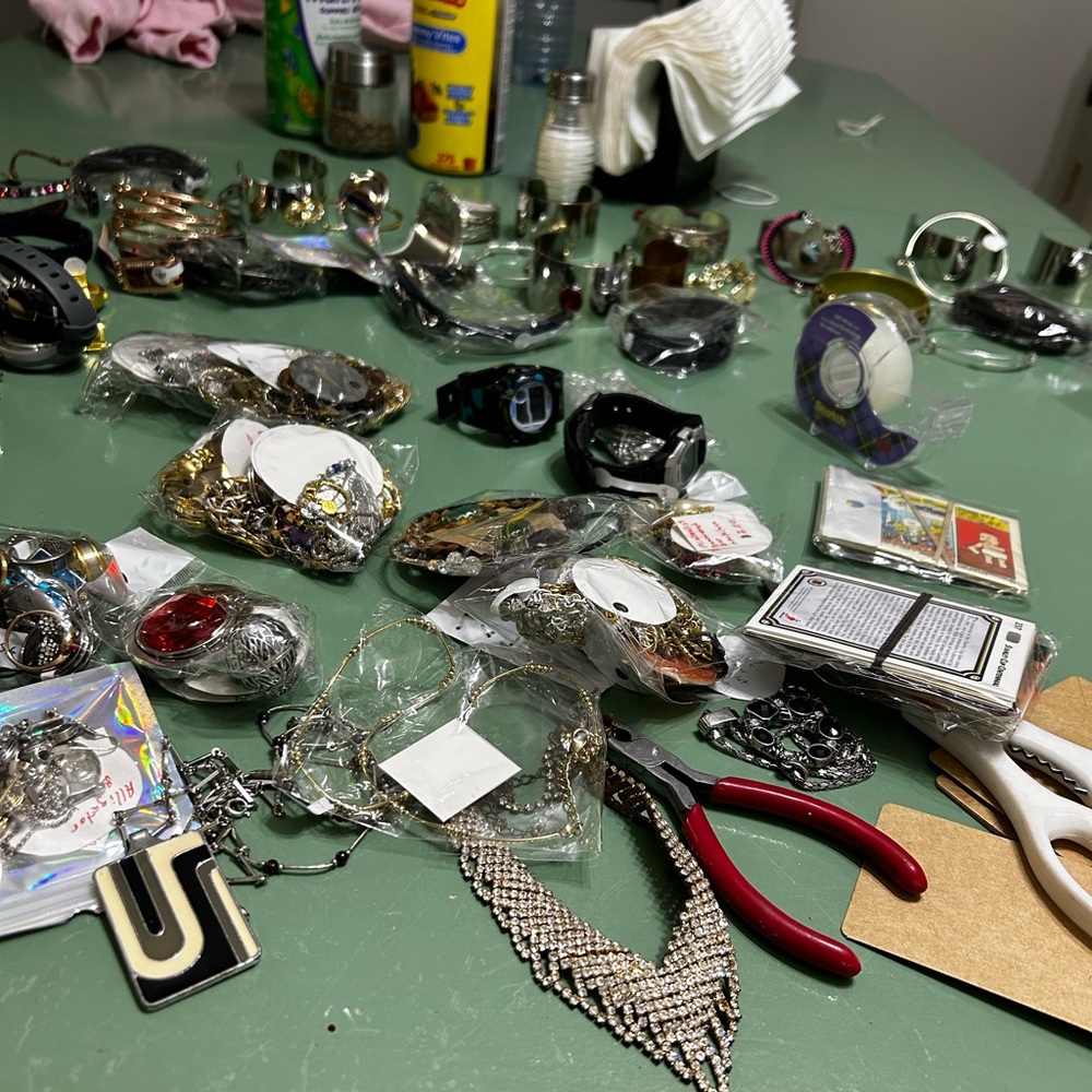Bags of jewelry